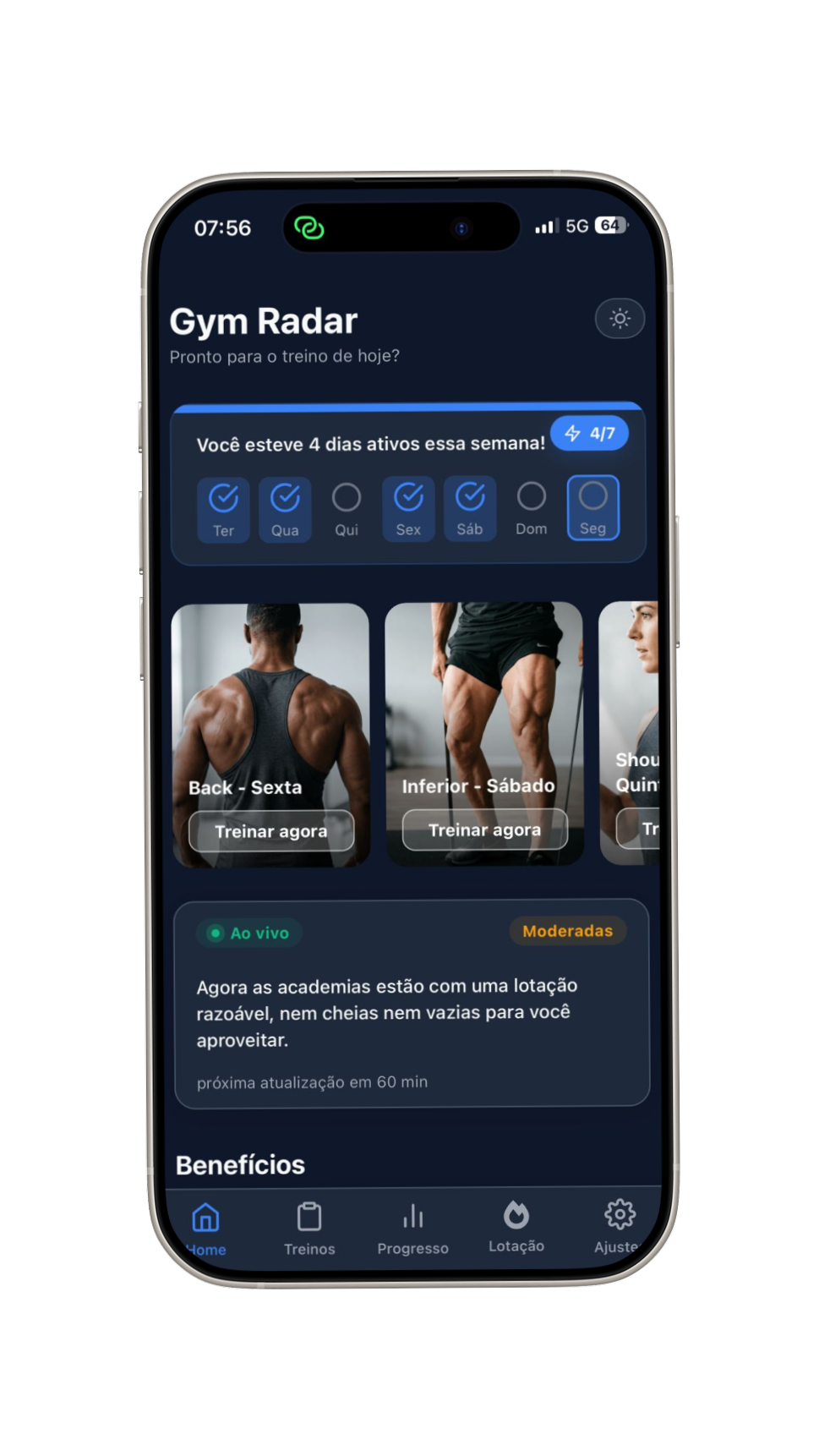 Gym Radar App